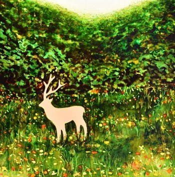 Valley of the Deer I von Samantha Cheevers