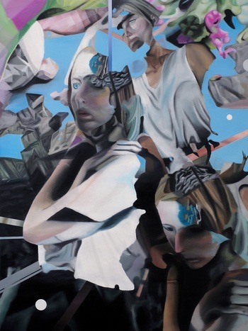 untitled (portrait of a woman) von Matthias Pilsl