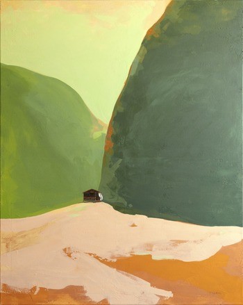 A HOUSE ON A DESERTED BEACH von Roni Giani