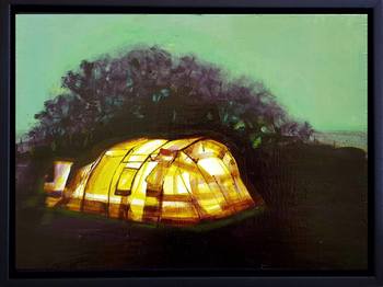 Night Tent - Golden by Sue Blandford
