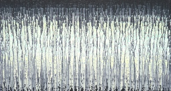 Silver Veils over Blue by Heidi Thompson