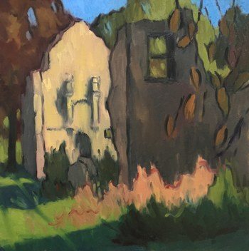 Les ruines du cabin à Guiry-en-Vexin by Barbara Petit Lisy