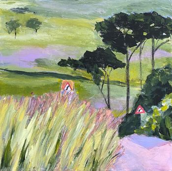 Driving away from the Sea von Nikki Wheeler