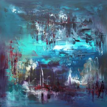 Sapphire Lagoon von Paresh Nrshinga - FRSA