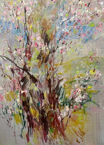 Blossoming tree  by Lilia Orlova-Holmes