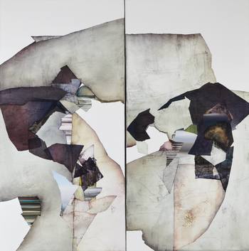 DIPTYCH "merge 02" by Dorota Jedrusik