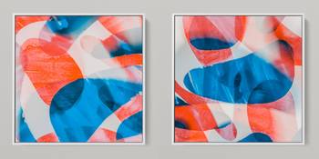 META COLOR XIII - PHOTO ART 150 X 75 CM FRAMED DIPTYCH von Sven Pfrommer