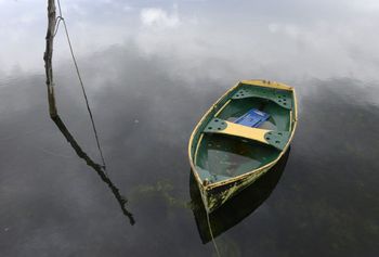 Barque au mimbeau, bassin d'arcachon by F. LORIEN