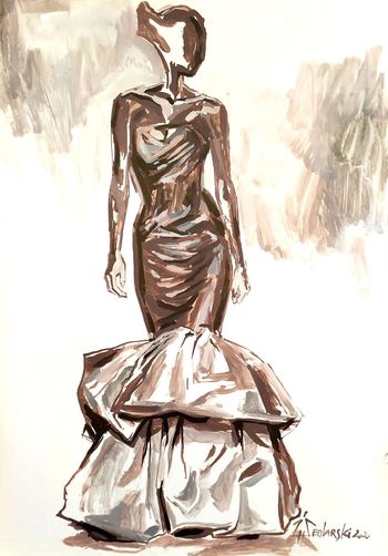 Portrait d'une robe 4 par Jivko Sedlarski