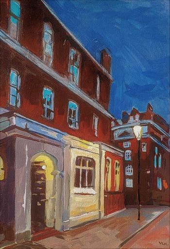 Kensington at night by Valérie LE MEUR