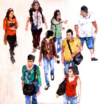 Foule 12 von Hervé Carriou