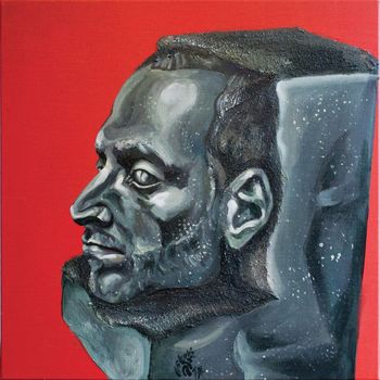 Inconnu dans un bloc de granit by Cindy Nikolic