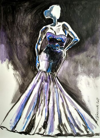 Etude pour une robe 8 by Jivko Sedlarski