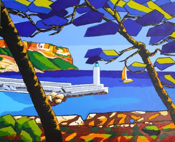 Entrée du port de Cassis par Olivier Boissinot