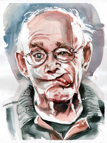 Le vieux qui fait la grimace 2 by Jean-Marc Bristhuille