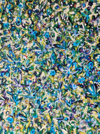 Le jardin bleu. von Stéphane Cattaneo