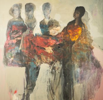 La famille s'assoit et s'unit comme il se doit toujours par Khaled Alkhani