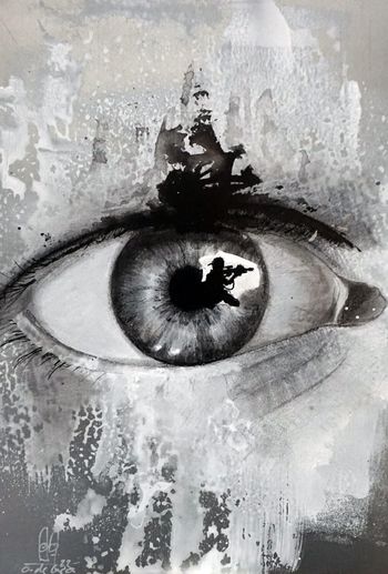 Je vois le monde... War! von Olivier de Géa