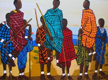 Danse Maasaï by Olivier Boissinot