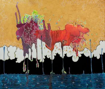 Magic nature - Collection "noir et encre" von Thierry Virton