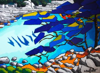 Calanque de Port-Pin VI par Olivier Boissinot