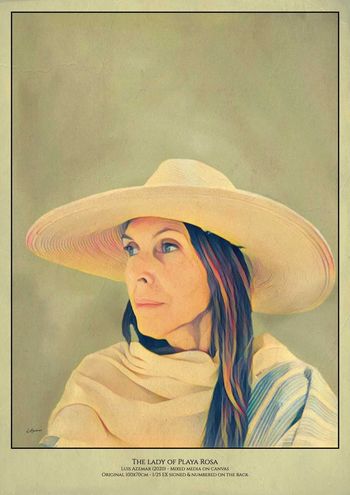 The lady of Playa Rosa par Luis Azemar