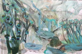 Herbes d'eau by Aline Wiest