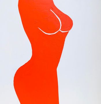 Abstract Nude 6-22 by Alexandre M. Rockefeller