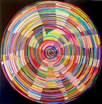 Cercles fragmentés par Marion Moulin