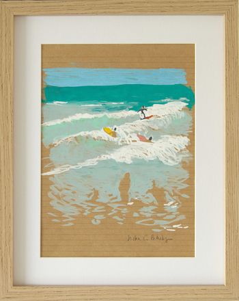 Surfeurs à Biarritz par Sasha C. Bokobza