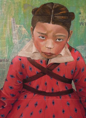 Jeune fille mongole par Patrick Lachevre