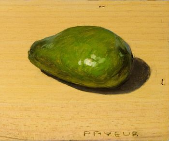 avocat sur véritable planche de bois by Olivier Payeur