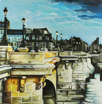 Le pont neuf by Clotilde Nadel