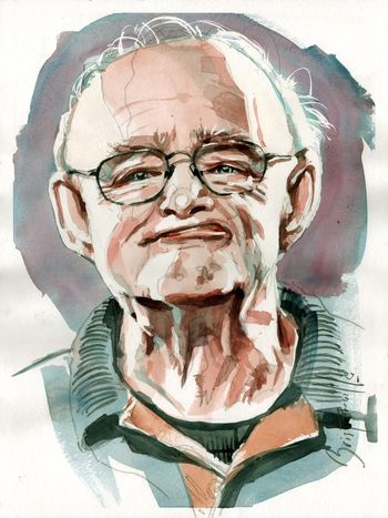 Le vieux qui fait la grimace 3 by Jean-Marc Bristhuille