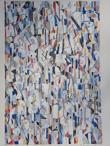 Douceur bleue by Francis Gonnet