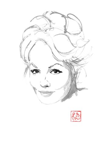 mylène demongeot by Péchane