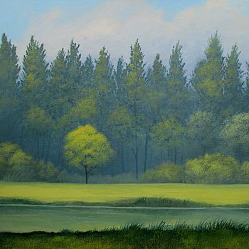 Bord de rivière by Yves Ogier