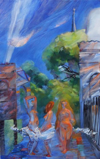 Les trois grâces, version 1 von Yaroslav Gorbanevsky