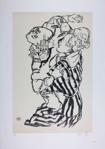 La Mère et l'Enfant, 1915 (Edith Schiele et son neveu) by Egon Schiele