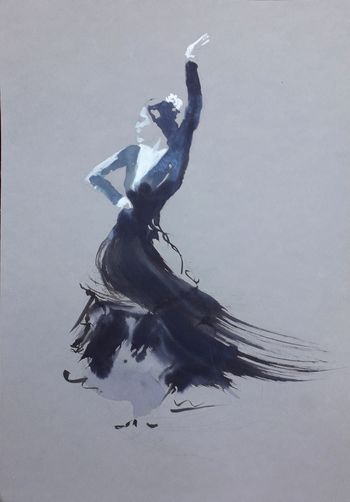 Danseuse de flamenco 3 by Emmanuelle Priss