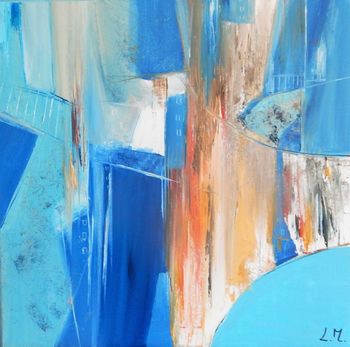 Les bleus de Venise par Lydie Massou