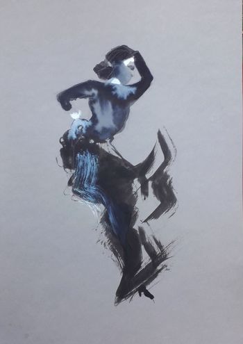 Danseuse de flamenco 4 by Emmanuelle Priss