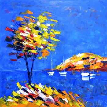 Les bateaux blanc by Michaël LEFEVRE