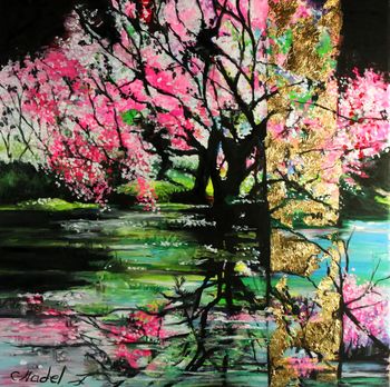 le lac by Clotilde Nadel