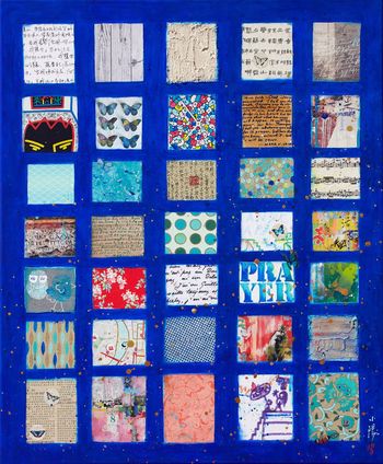 Blue prayer by Xiaoyang Galas