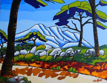 Montagne sainte-victoire XIX par Olivier Boissinot