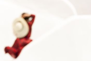 Red souvenir 06 - santorini by Bruno Houdayer