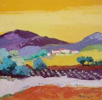 La montagne violette von Michèle Ulmann