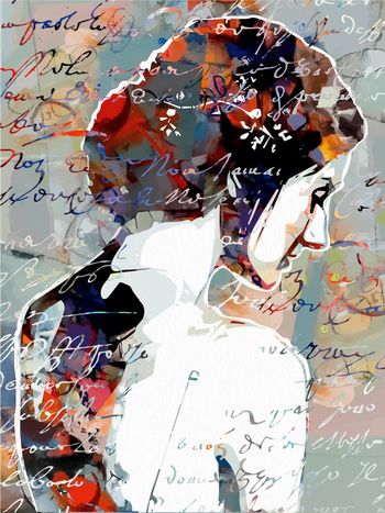 Femme de profil by CLAUDE DE LUCA