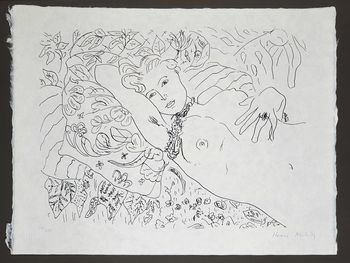 Dessin lithographique original (1) by Henri Matisse